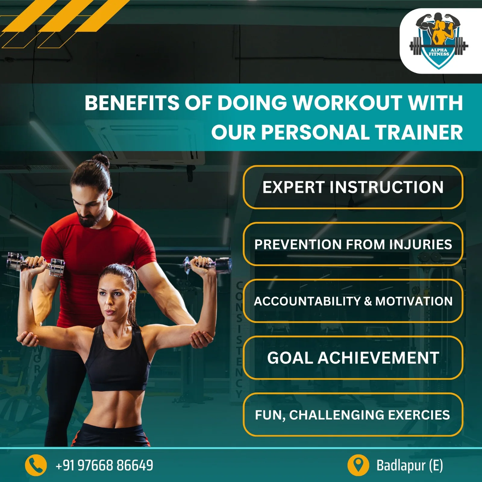 Fitness campaign creative two