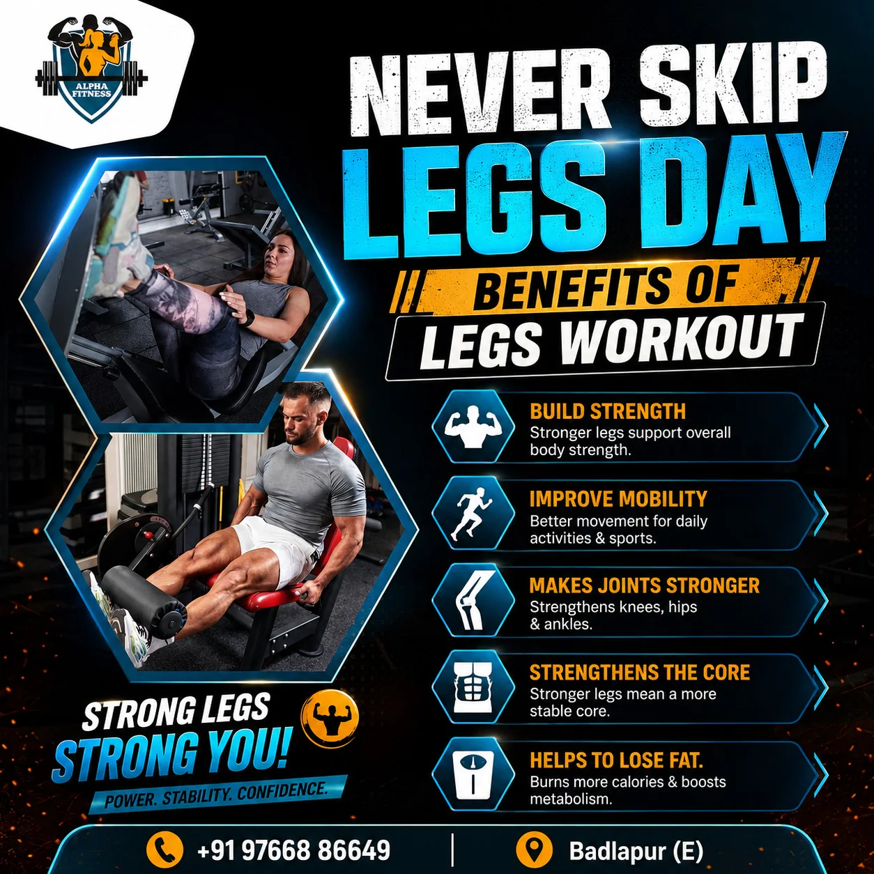 Fitness campaign creative three